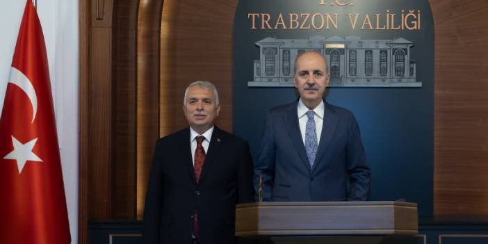 TBMM Başkanı Kurtulmuş'tan Trabzon Valisi Yıldırım'a ziyaret