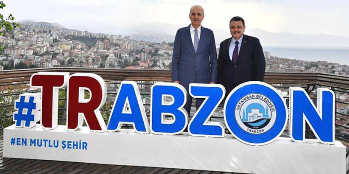 Trabzon'da Boztepe Seyir Terasını kaç kişi gezdi? Numan Kurtulmuş uğramadan gitmedi