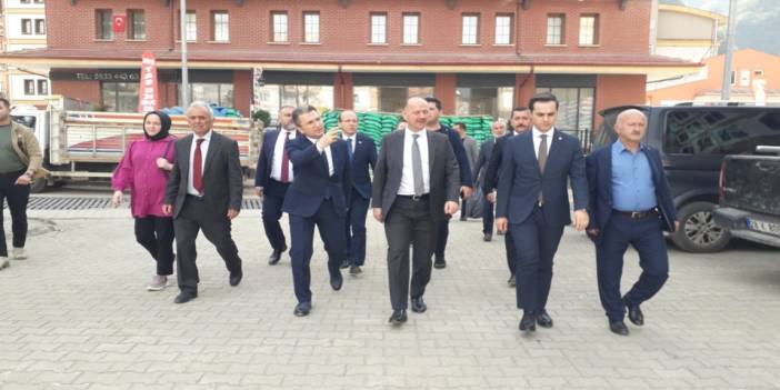 Giresun Valisi Serdengeçti'den Doğakent'e ziyaret