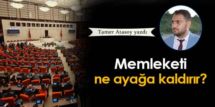 Memleketi ne ayağa kaldırır?