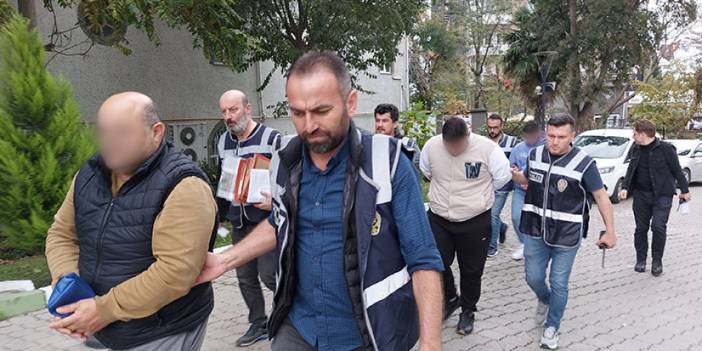 Samsun'da akaryakıt hırsızı 5 kişi adliyeye sevk edildi