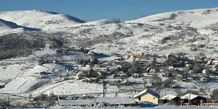 Ordu'da Çambaşı Yaylası beyaza büründü