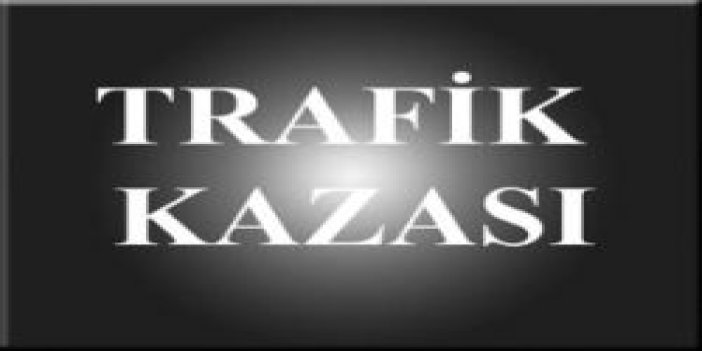 Akçaabat'ta trafik kazası: 1 yaralı