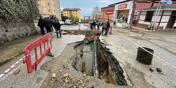 Trabzon'da Ana isale hattı patlamıştı! TİSKİ'den açıklama