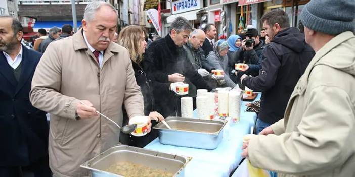 Ordu'da 4 bin kişiye karalahana çorbası! Tepki gösterdiler