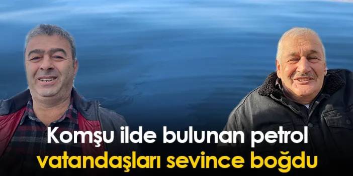 Rize'de bulunan petrol vatandaşları sevince boğdu