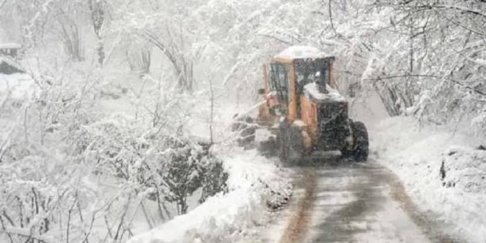 Doğu Karadeniz'de kar yolları esir aldı! 367 köy yolu kışa teslim