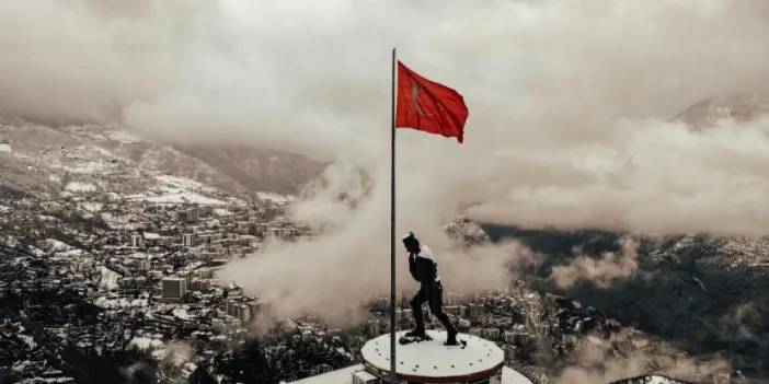 Artvin'den eşsiz kar manzaraları! Görenler büyülendi