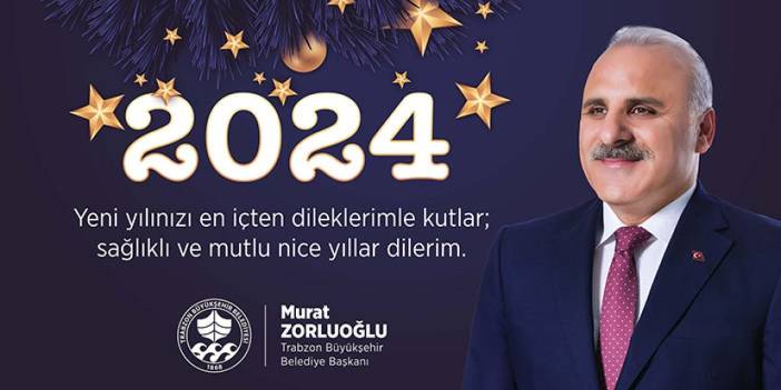 Trabzon Büyükşehir belediye Başkanlığı Yılbaşı Reklamı 31.12.2023