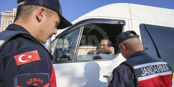 Samsun'da jandarmadan yılbaşına yönelik denetim