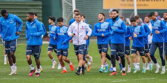 Trabzonspor'da Ankaragücü maçı hazırlıkları! Çalışmalar yarın devam edecek