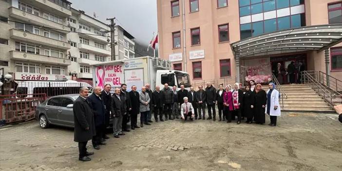 Trabzon'da mobil mamografi hizmeti! Maçka'da meme kanseri taraması başladı