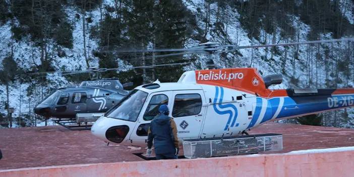 Kaçkar dağlarında ‘Heliski’ heyecanı başladı