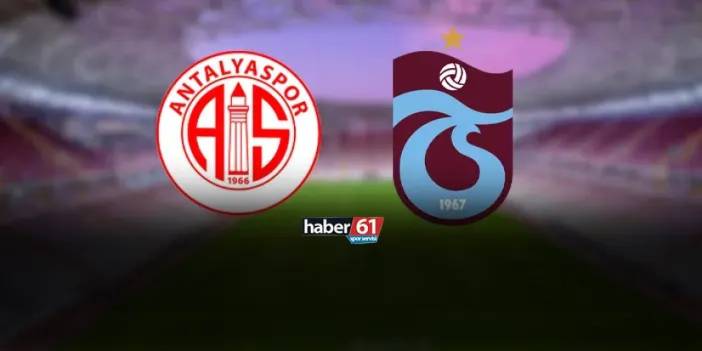 Trabzonspor Antalyaspor deplasmanında! İşte muhtemel 11