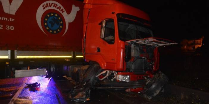 Ordu'da buzlanma kazaya sebep oldu! Sahil yolu trafiğe kapandı