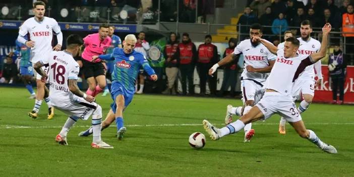 Fırtına yine kayıp! Rizespor 1-0 Trabzonspor