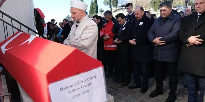 Kıbrıs Gazisi, Giresun’da son yolculuğuna uğurlandı