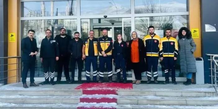 Bayburt'ta beyaz kod tatbikatı yapıldı