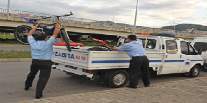 Yürüyüş yolunda bisiklet yasağı