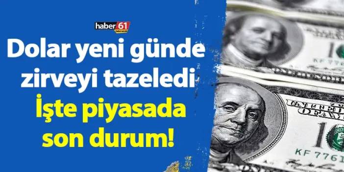 Dolar yeni günde zirveyi tazeledi! İşte piyasada son durum