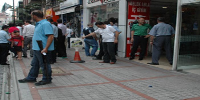 Rize'de pompalı paniği