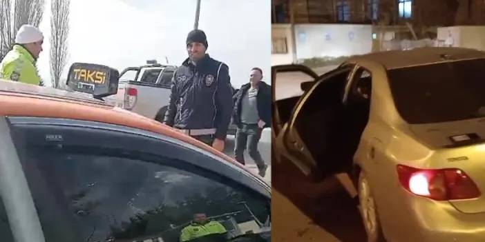 Amasya'da ticari taksi ve otomobilden 7 kaçak göçmen çıktı