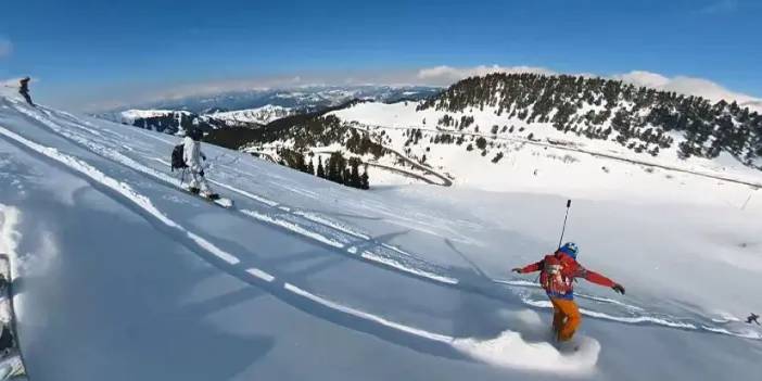 Snowboard tutkunlarının yeni gözdesi bu park oldu