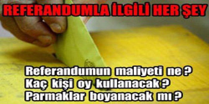 Referandumla ile ilgili her şey