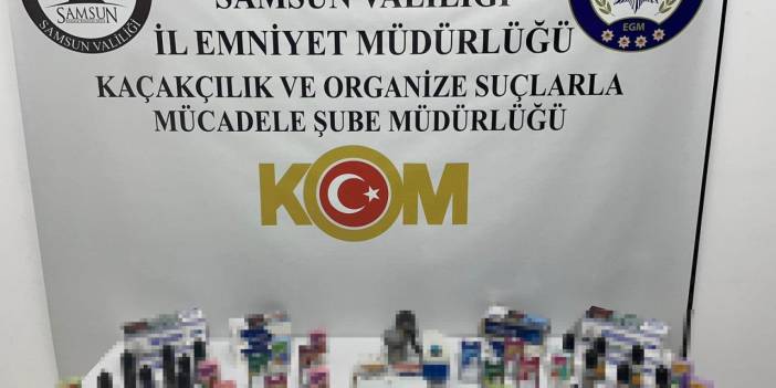 Samsun'da 660 adet kaçak sigara ele geçirildi.