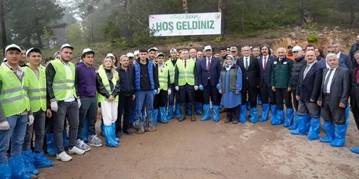 Gümüşhane'de 'Orman Benim' etkinlikleri! Çöpler toplandı