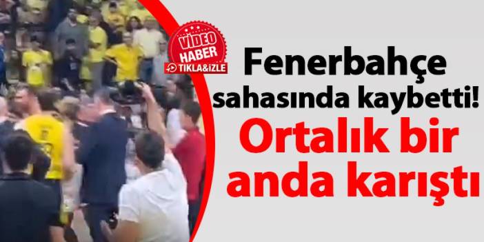 Fenerbahçe sahasında kaybetti! Ortalık bir anda karıştı