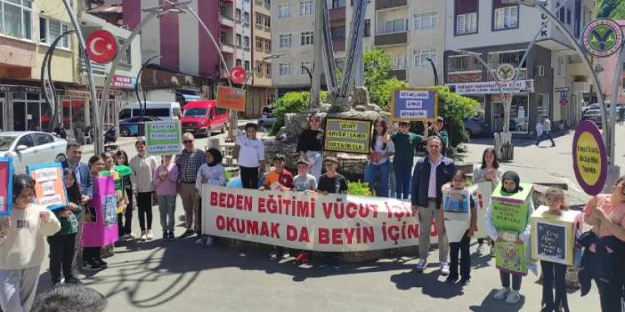 Giresun'da kitap okuma etkinliği düzenlendi