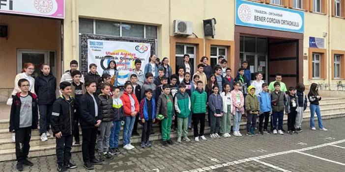 Trabzon'da Ulusal Antalya Matematik Olimpiyatı sınavları yapıldı