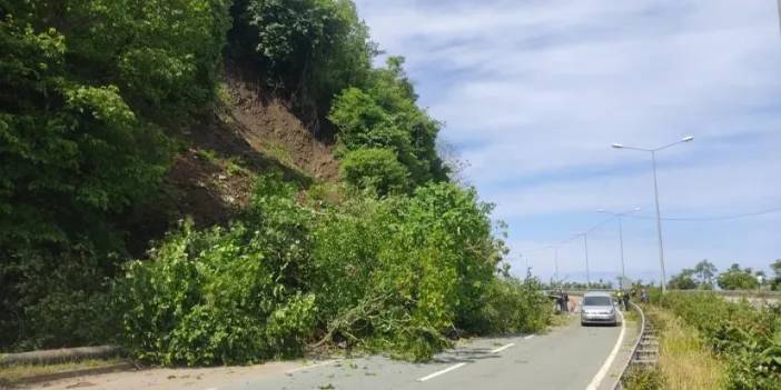 Artvin'de sürücüler neye uğradığını şaşırdı! Karadeniz Sahil Yolu bir anda kapandı