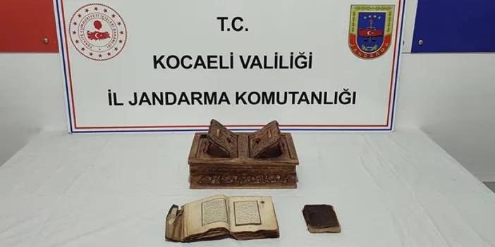 Kocaeli'de 14. yüzyıla ait Kur'an-ı Kerim ele geçirildi