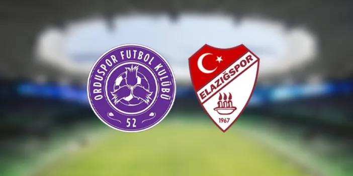 52 Orduspor - Elazığspor maçı ne zaman, hangi kanalda? Nerede oynanacak?