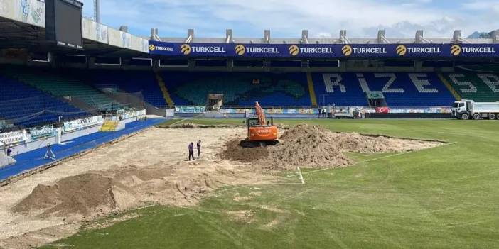 Rizespor'dan stadyum kararı! Çalışmalar başladı