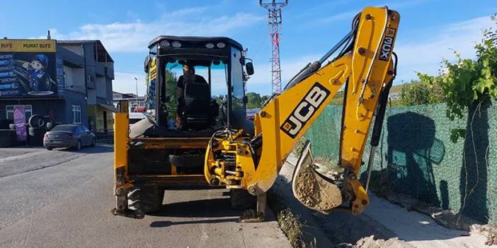 Samsun'da iş makinesinin bomu yayaya çarptı!