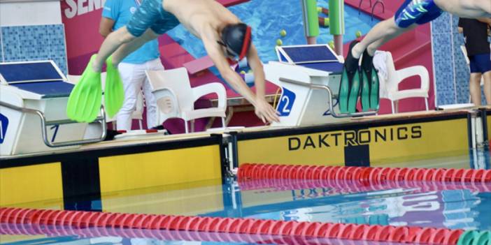Yüzme yarışması Türkiye Birinciliği yarışmaları Trabzon'da başladı