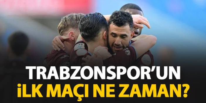 Trabzonspor Avrupa Ligi'ne Hangi Turdan Başlayacak? İlk Maç Ne Zaman?