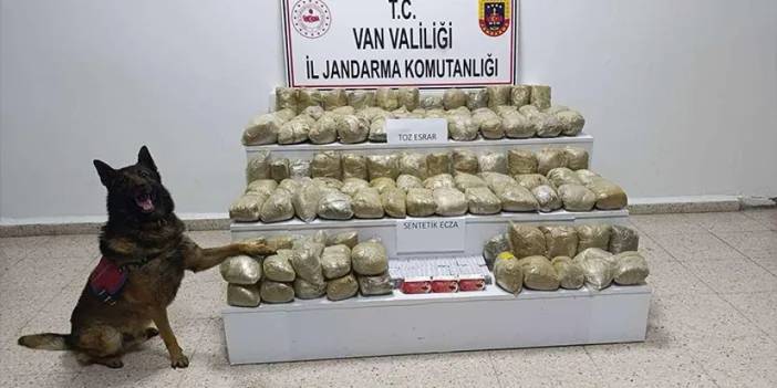 Van'da uyuşturucu operasyonu! 129,6 kilogram ele geçirildi