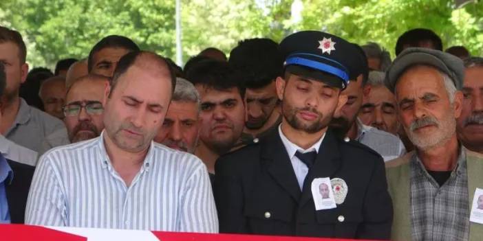 Malatya'da polis memuru Bayram Koç son yolculuğuna uğurlandı