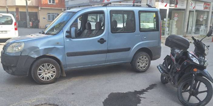 Samsun'da araç ve motosiklet çarpıştı! 1 yaralı