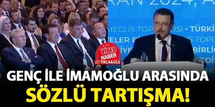 Ekrem İmamoğlu ile Ahmet Metin Genç arasında sözlü tartışma!