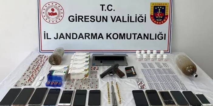 Giresun'da jandarmadan uyuşturucu operasyonu! 13 gözaltı