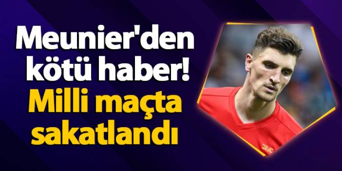 Trabzonspor’un yıldızı Thomas Meunier'den kötü haber! Milli maçta sakatlandı