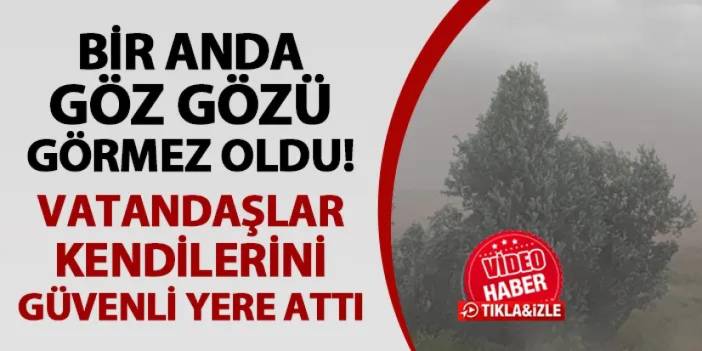 Bitlis'te bir anda göz gözü görmez oldu! Hayat durma noktasına geldi