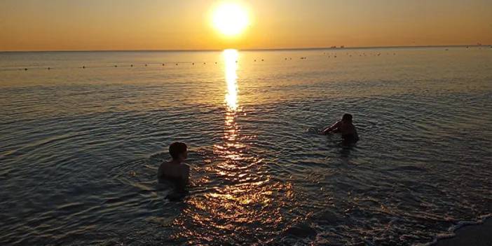 Karadeniz'in en soğuk suyu Samsun'da!