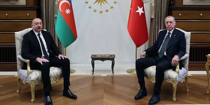 Cumhurbaşkanı Erdoğan Azerbaycan Cumhurbaşkanı Aliyev ile görüştü