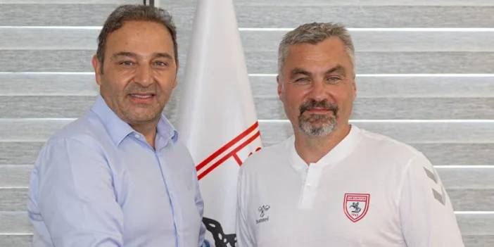 Samsunspor'da Alman teknik adam imzayı attı